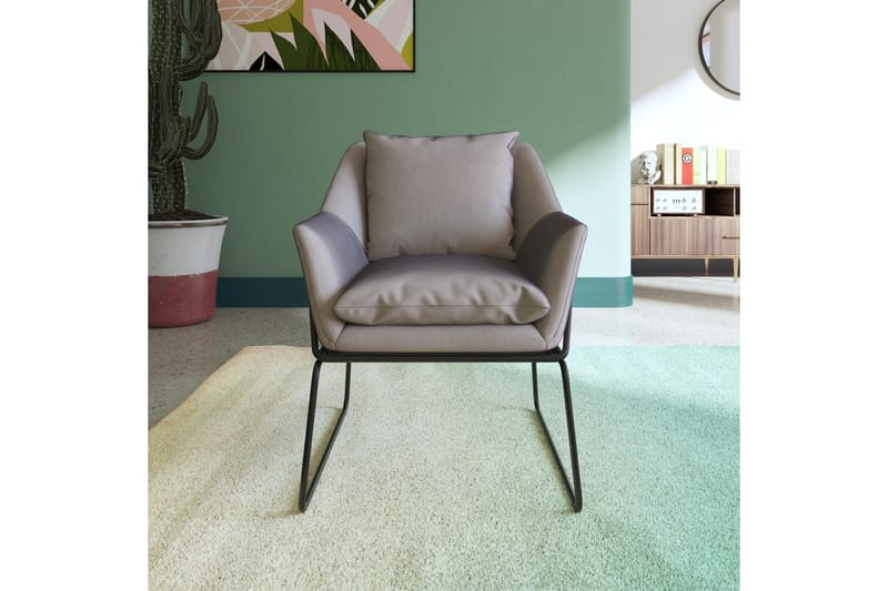 Nojatuoli Avery - Harmaa - Huonekalut - Tuoli & nojatuoli - Nojatuoli & lepotuoli