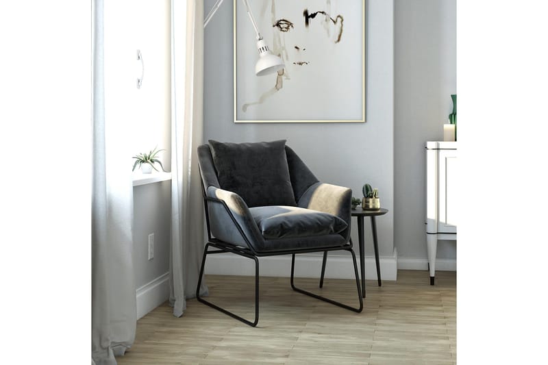 Nojatuoli Avery - Harmaa - Huonekalut - Tuoli & nojatuoli - Nojatuoli & lepotuoli