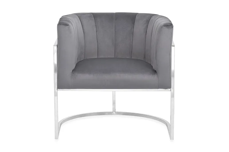 Nojatuoli Bellitto Sametti, Harmaa