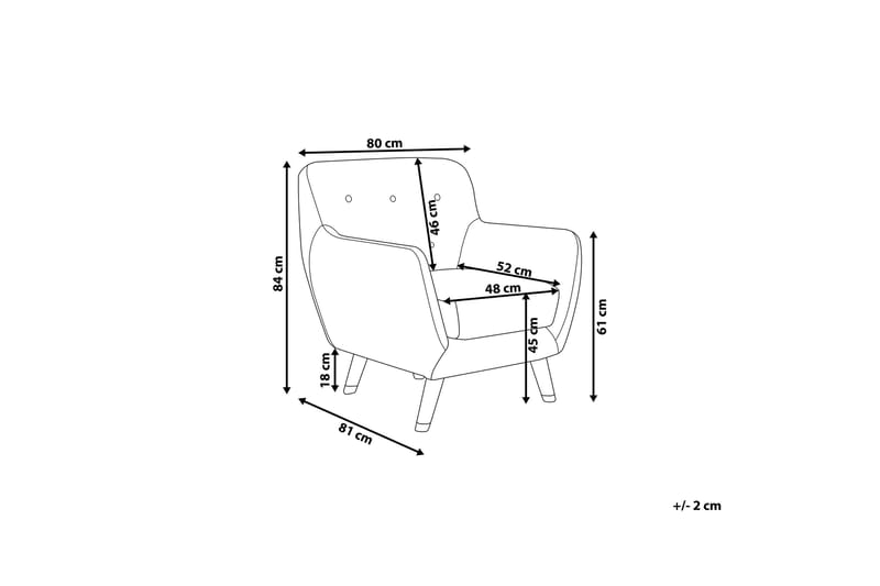 Nojatuoli Bodo - Puu/Luonnonväri - Huonekalut - Tuoli & nojatuoli - Nojatuoli & lepotuoli