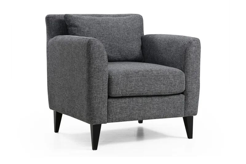 Nojatuoli Bolognese Käsinojilla, Harmaa