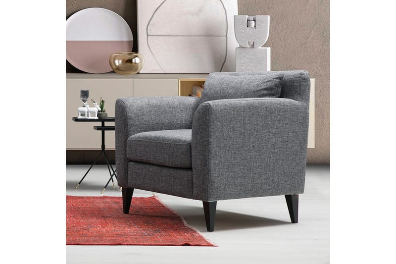 Nojatuoli Bolognese Käsinojilla - Harmaa - Huonekalut - Tuoli & nojatuoli - Nojatuoli & lepotuoli