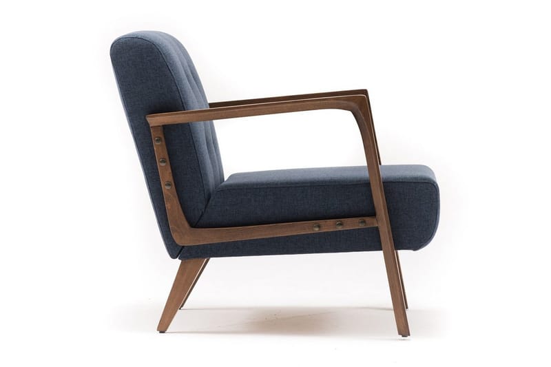 Nojatuoli Borruso käsinojilla - Sininen - Huonekalut - Tuoli & nojatuoli - Nojatuoli & lepotuoli