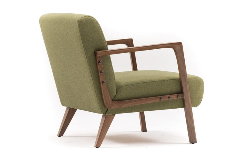 Nojatuoli Borruso käsinojilla - Vihreä - Huonekalut - Tuoli & nojatuoli - Nojatuoli & lepotuoli