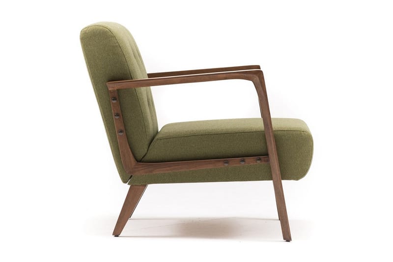 Nojatuoli Borruso käsinojilla - Vihreä - Huonekalut - Tuoli & nojatuoli - Nojatuoli & lepotuoli