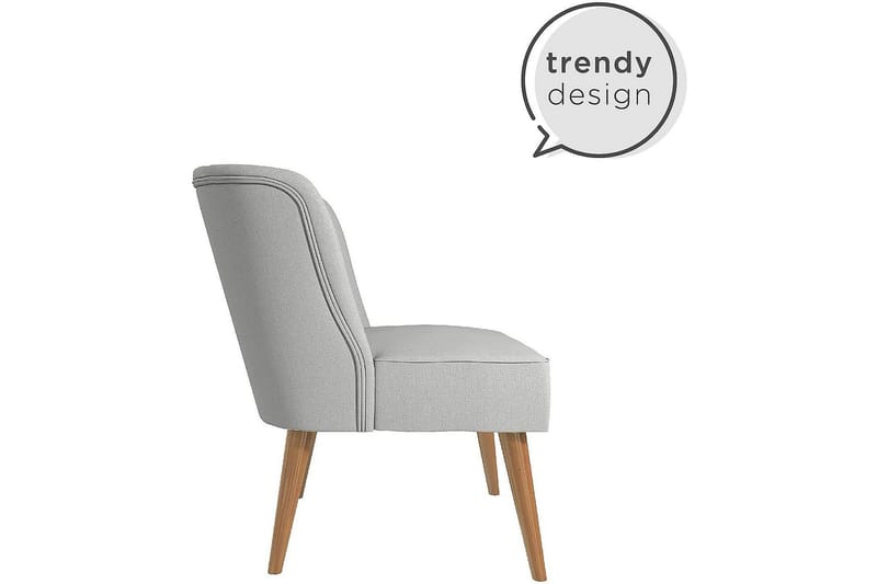 Nojatuoli Brittany Vaalea pellavanharmaa - Novogratz - Huonekalut - Tuoli & nojatuoli - Nojatuoli & lepotuoli