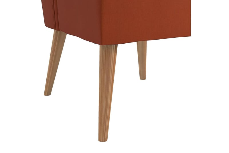 Nojatuoli Brittany Pellavanoranssi - Novogratz - Huonekalut - Tuoli & nojatuoli - Nojatuoli & lepotuoli