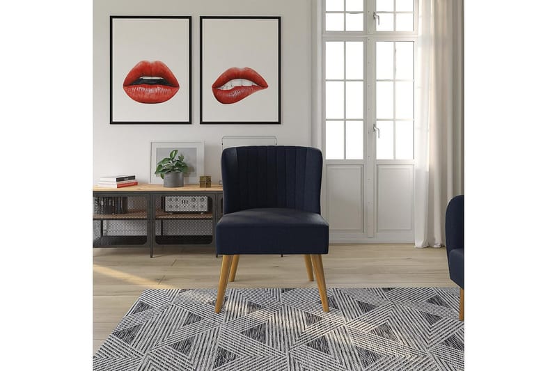 Nojatuoli Brittany Pellavansininen - Novogratz - Huonekalut - Tuoli & nojatuoli - Nojatuoli & lepotuoli