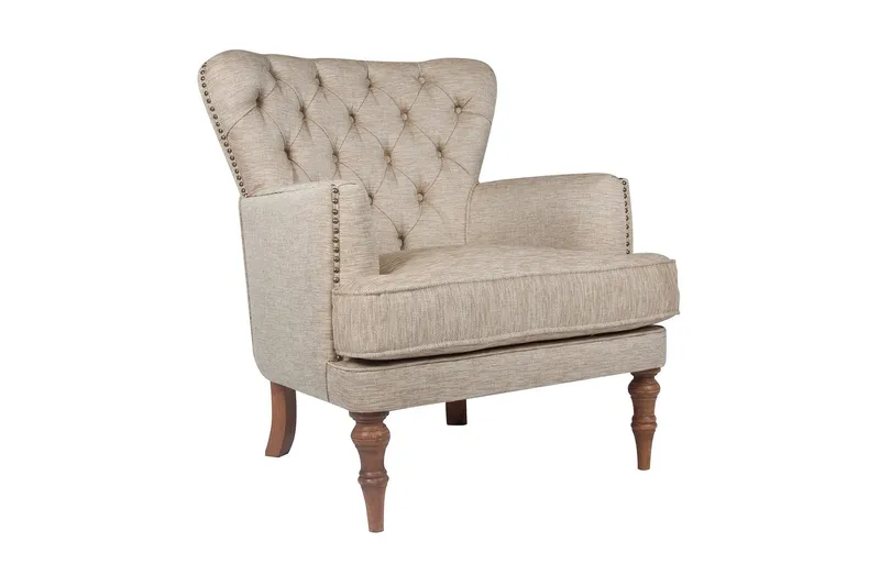 Nojatuoli Buckbee - Vaaleanruskea/Luonnonväri - Huonekalut - Tuoli & nojatuoli - Nojatuoli & lepotuoli