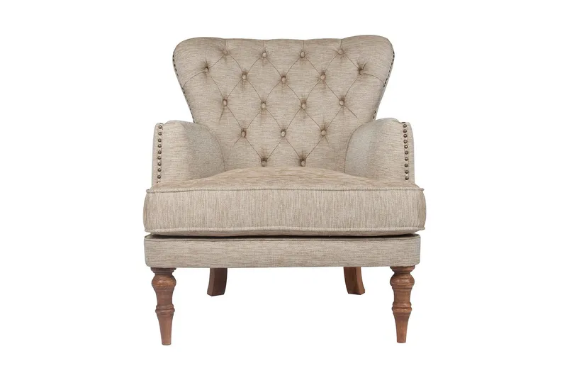 Nojatuoli Buckbee - Vaaleanruskea/Luonnonväri - Huonekalut - Tuoli & nojatuoli - Nojatuoli & lepotuoli