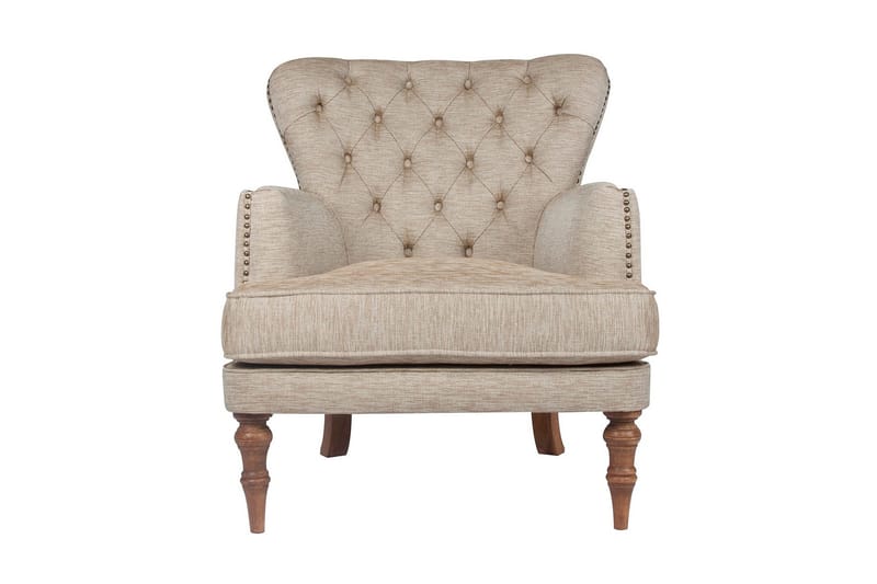 Nojatuoli Buckbee - Vaaleanruskea/Luonnonväri - Huonekalut - Tuoli & nojatuoli - Nojatuoli & lepotuoli