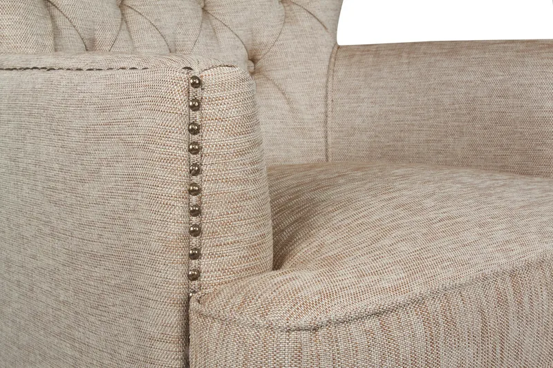 Nojatuoli Buckbee - Vaaleanruskea/Luonnonväri - Huonekalut - Tuoli & nojatuoli - Nojatuoli & lepotuoli