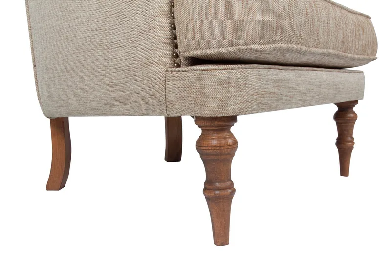 Nojatuoli Buckbee - Vaaleanruskea/Luonnonväri - Huonekalut - Tuoli & nojatuoli - Nojatuoli & lepotuoli