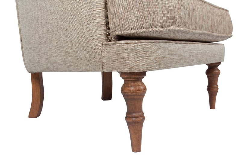 Nojatuoli Buckbee - Vaaleanruskea/Luonnonväri - Huonekalut - Tuoli & nojatuoli - Nojatuoli & lepotuoli