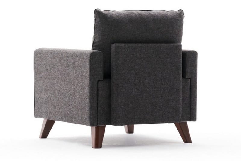 Nojatuoli BuPyöreäi - Antrasiitti/Luonnonväri - Huonekalut - Tuoli & nojatuoli - Nojatuoli & lepotuoli