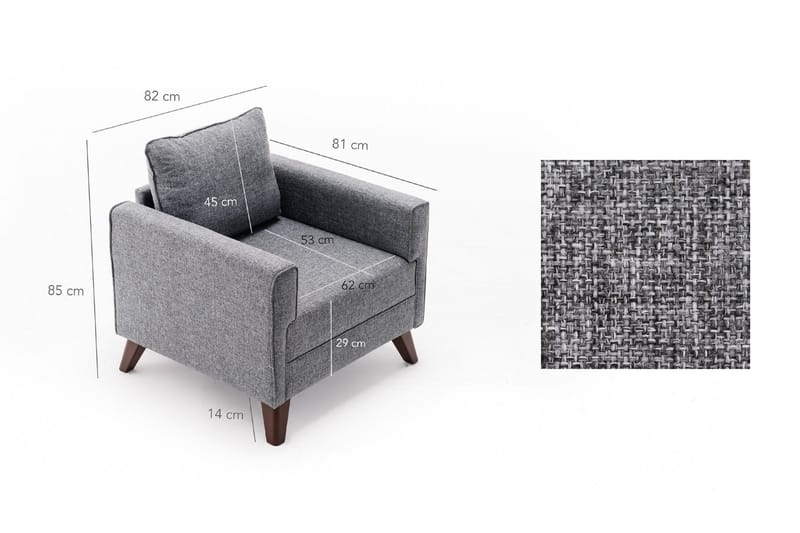 Nojatuoli Burundi - Huonekalut - Tuoli & nojatuoli - Nojatuoli & lepotuoli