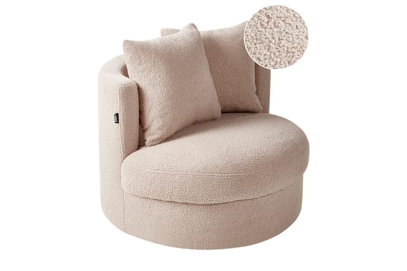 Nojatuoli Dalby Beige - Beige - Huonekalut - Tuoli & nojatuoli - Nojatuoli & lepotuoli - Mekanismituoli