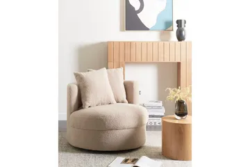 Nojatuoli Dalby Beige - Beige - Huonekalut - Tuoli & nojatuoli - Nojatuoli & lepotuoli