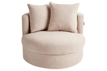 Nojatuoli Dalby Beige - Beige - Huonekalut - Tuoli & nojatuoli - Nojatuoli & lepotuoli