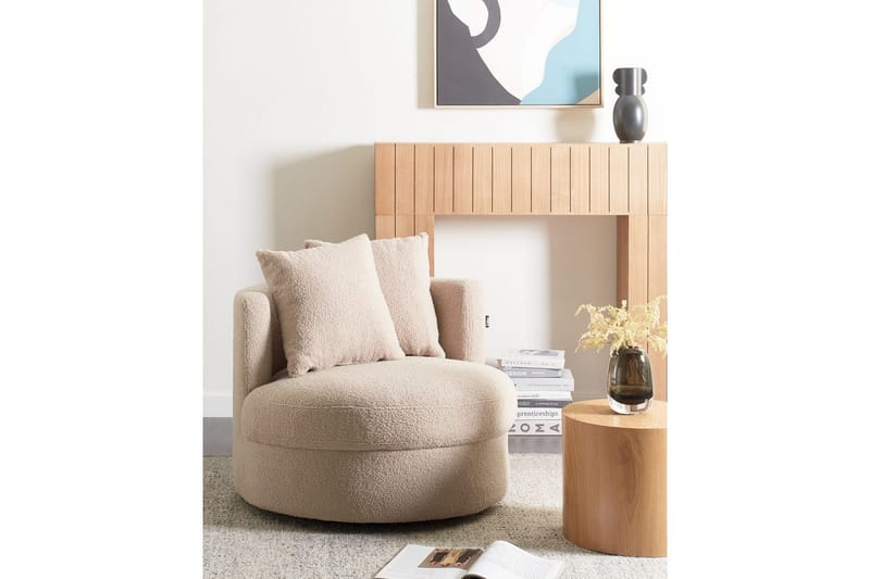 Nojatuoli Dalby Beige - Beige - Huonekalut - Tuoli & nojatuoli - Nojatuoli & lepotuoli - Mekanismituoli
