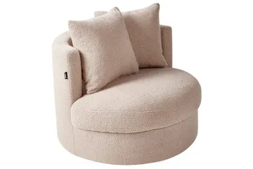 Nojatuoli Dalby Beige - Beige - Huonekalut - Tuoli & nojatuoli - Nojatuoli & lepotuoli