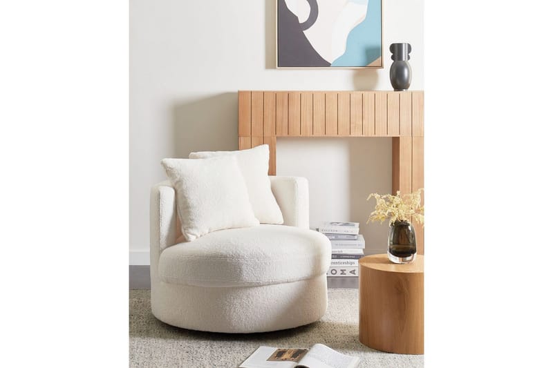 Nojatuoli Dalby Valkoinen - Valkoinen - Huonekalut - Tuoli & nojatuoli - Nojatuoli & lepotuoli