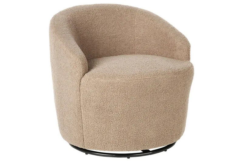 Nojatuoli Davik Beige/musta - Beige/musta - Huonekalut - Tuoli & nojatuoli - Nojatuoli & lepotuoli - Klubituolit