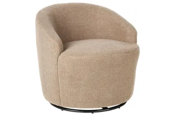 Nojatuoli Davik Beige/musta - Beige/musta - Huonekalut - Tuoli & nojatuoli - Nojatuoli & lepotuoli - Klubituolit