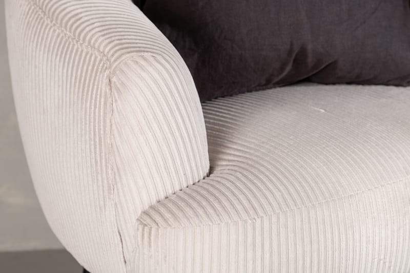 Nojatuoli Derry - Beige Vakosametti - Huonekalut - Tuoli & nojatuoli - Nojatuoli & lepotuoli
