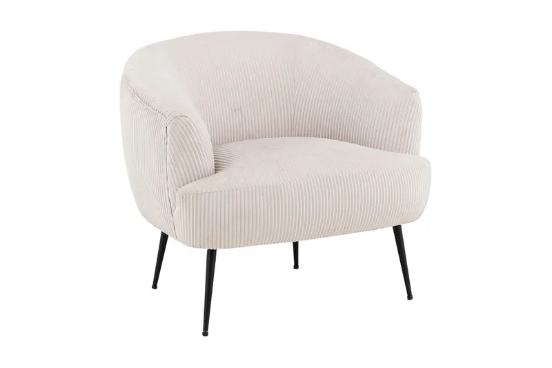 Nojatuoli Derry, Beige Vakosametti