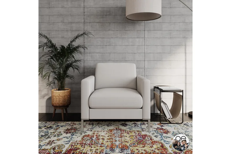 Nojatuoli Fabry Valkoinen, Queer Eye