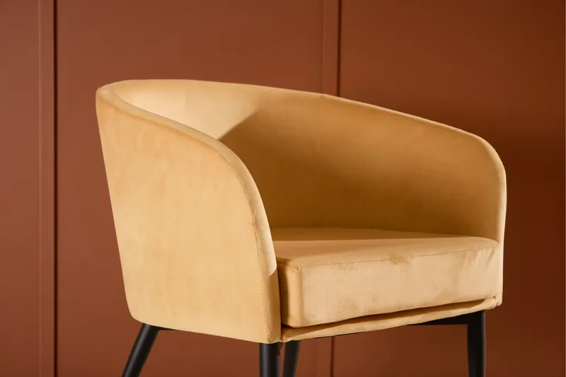 Nojatuoli Fluffy - Keltainen - Huonekalut - Tuoli & nojatuoli - Nojatuoli & lepotuoli - Klubituolit