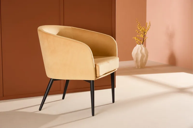 Nojatuoli Fluffy - Keltainen - Huonekalut - Tuoli & nojatuoli - Nojatuoli & lepotuoli - Klubituolit