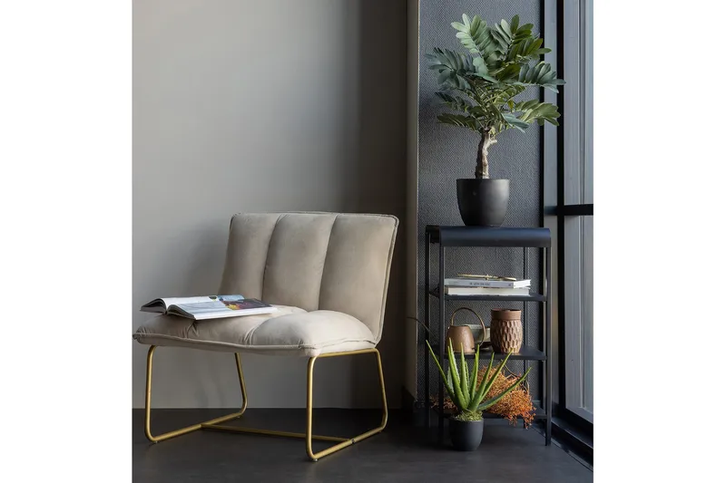 Nojatuoli Giffie - Hiekka - Huonekalut - Tuoli & nojatuoli - Nojatuoli & lepotuoli