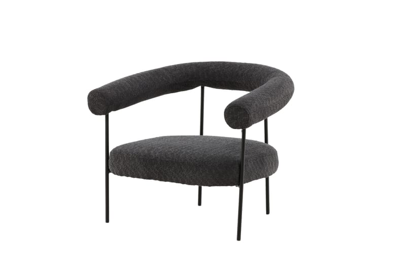 Nojatuoli Hökåsen x Josefin Lustig, Musta/Tummanharmaa