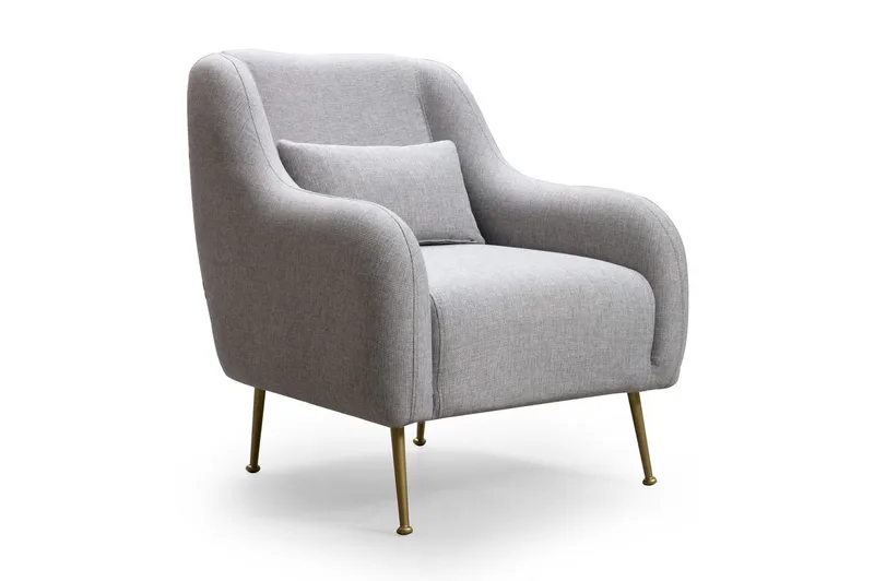 Nojatuoli Haggett Käsinojilla, Harmaa