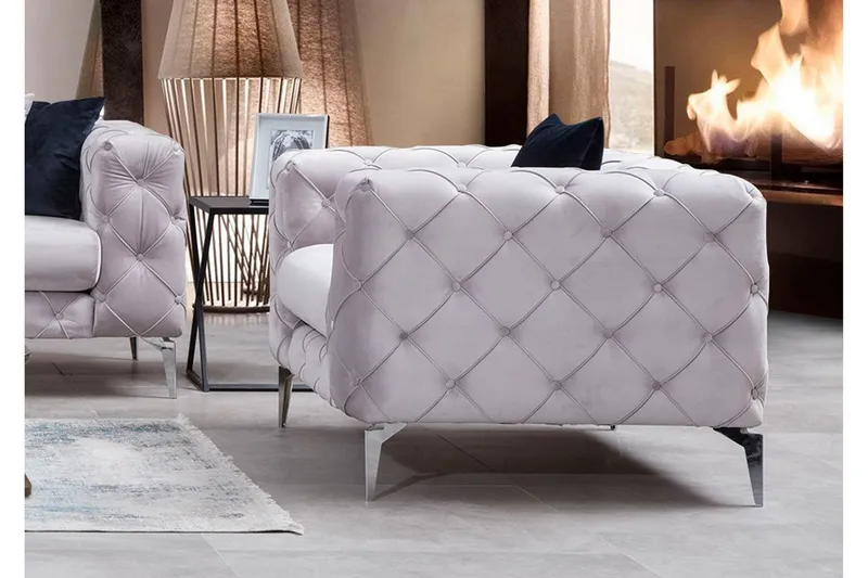 Nojatuoli Hervedeiro - Beige - Huonekalut - Tuoli & nojatuoli - Nojatuoli & lepotuoli