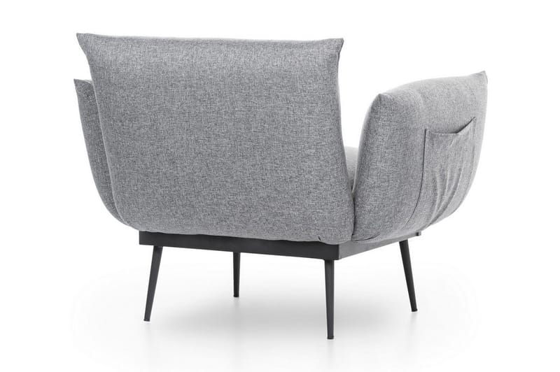 Nojatuoli Hervedeiro - Harmaa - Huonekalut - Tuoli & nojatuoli - Nojatuoli & lepotuoli