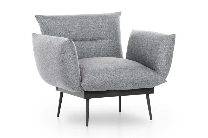 Nojatuoli Hervedeiro - Harmaa - Huonekalut - Tuoli & nojatuoli - Nojatuoli & lepotuoli