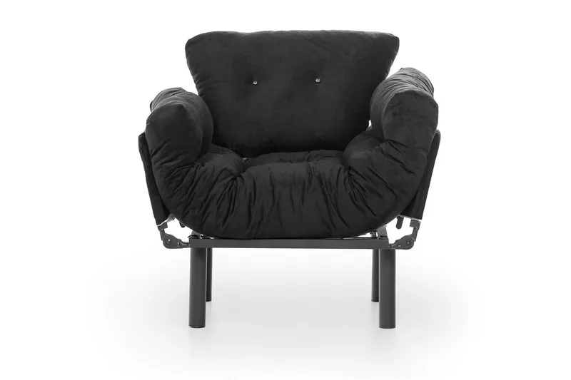 Nojatuoli Hervedeiro - Musta - Huonekalut - Tuoli & nojatuoli - Nojatuoli & lepotuoli