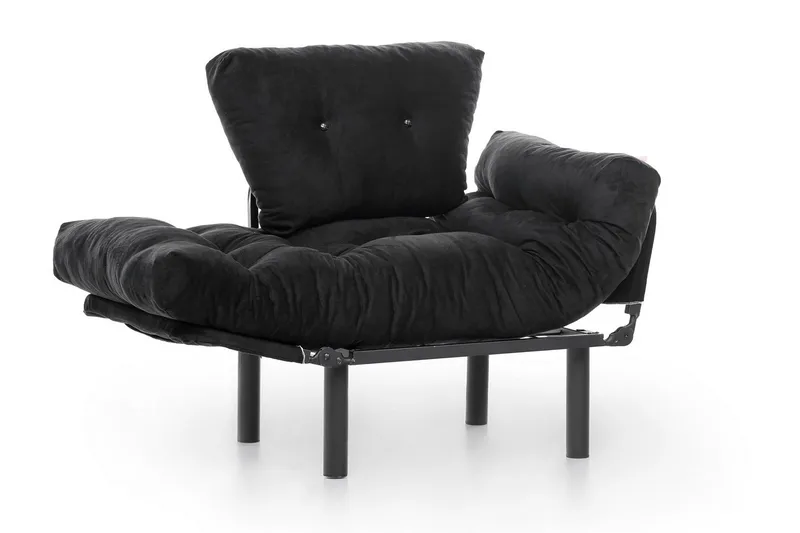 Nojatuoli Hervedeiro - Musta - Huonekalut - Tuoli & nojatuoli - Nojatuoli & lepotuoli