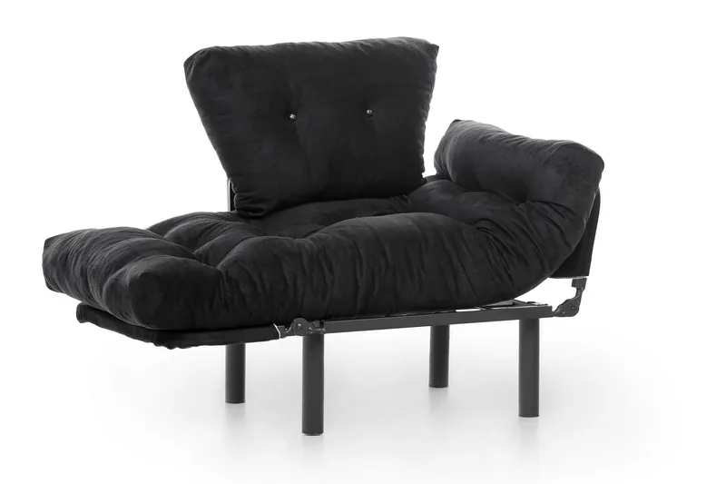 Nojatuoli Hervedeiro - Musta - Huonekalut - Tuoli & nojatuoli - Nojatuoli & lepotuoli