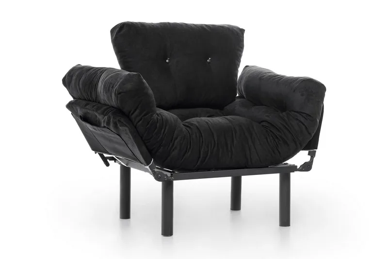 Nojatuoli Hervedeiro, Musta