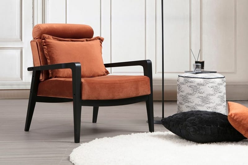 Nojatuoli Hervedeiro - Ruskea - Huonekalut - Tuoli & nojatuoli - Nojatuoli & lepotuoli