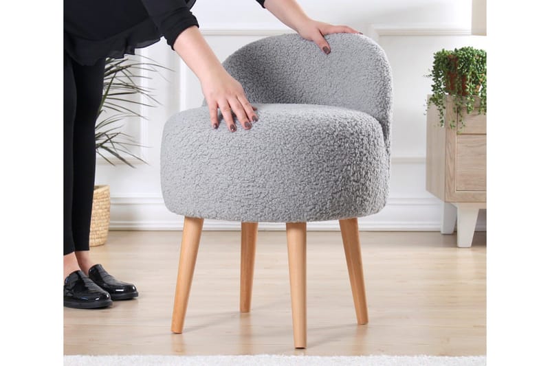 Nojatuoli Hutchinson 48 cm - Harmaa - Huonekalut - Tuoli & nojatuoli - Nojatuoli & lepotuoli