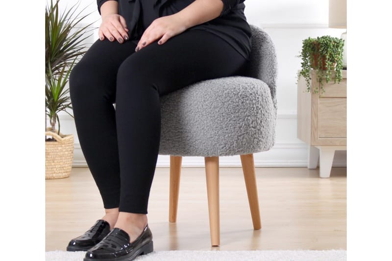 Nojatuoli Hutchinson 48 cm - Harmaa - Huonekalut - Tuoli & nojatuoli - Nojatuoli & lepotuoli