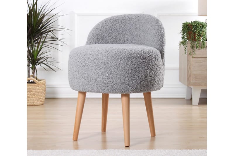 Nojatuoli Hutchinson 48 cm - Harmaa - Huonekalut - Tuoli & nojatuoli - Nojatuoli & lepotuoli