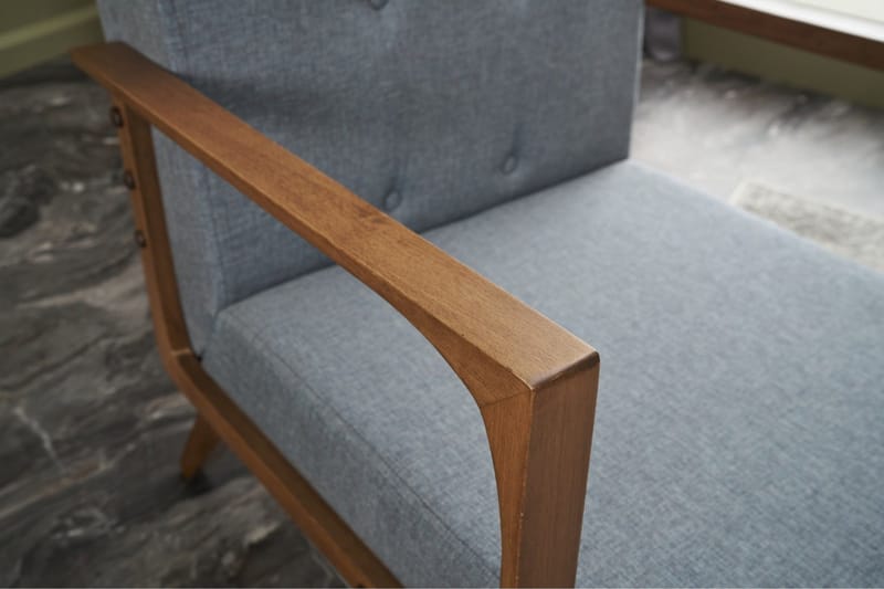 Nojatuoli Kemiri - Vaaleansininen - Huonekalut - Tuoli & nojatuoli - Nojatuoli & lepotuoli