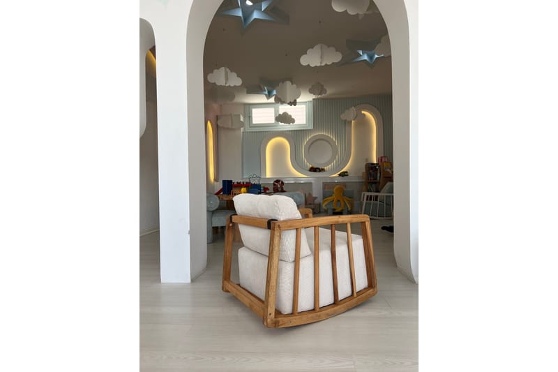 Nojatuoli Kidi - Valkoinen - Huonekalut - Tuoli & nojatuoli - Nojatuoli & lepotuoli