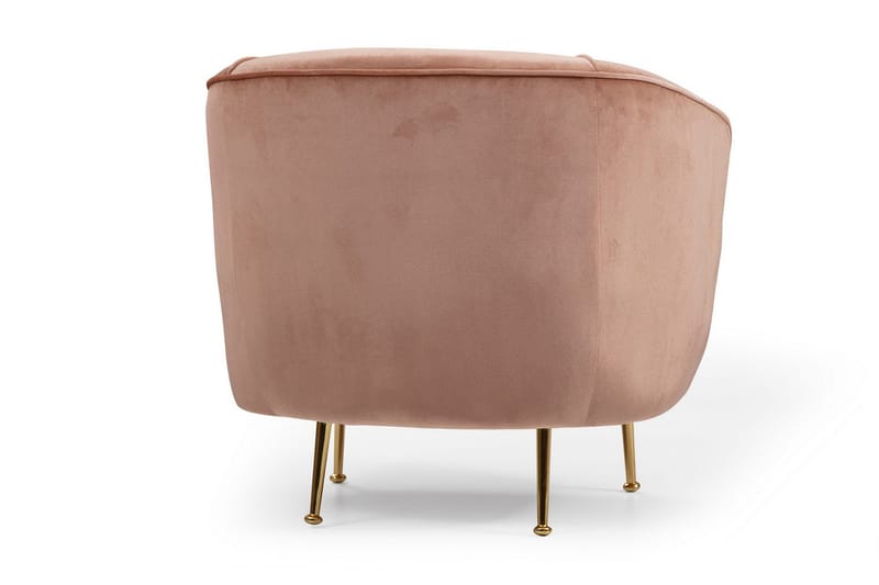 Nojatuoli Kinloch - Roosa - Huonekalut - Tuoli & nojatuoli - Nojatuoli & lepotuoli